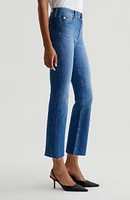 Farrah Raw Hem Crop Bootcut Jeans