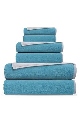 Double Face 6-Piece Turkish Cotton Towels Set