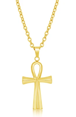 Men's Ankh Cross Pendant Necklace