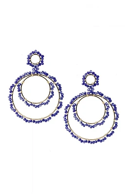 Paradise Beaded Double Drop Earrings