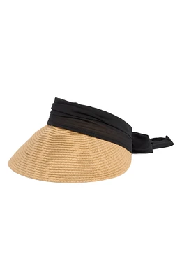 Tie Back Chiffon Visor