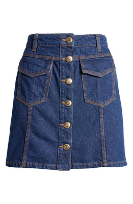 High Waist Denim Skirt