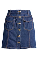 High Waist Denim Skirt