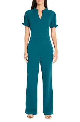 Puff Sleeve Flare Leg Jumpsuit