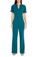 Puff Sleeve Flare Leg Jumpsuit