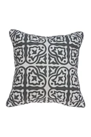 Heera Traditional Pillow - 20" x 20" - Grey