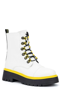 Sandy Side Zip Combat Boot