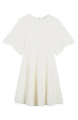 Olivia Rib Fit & Flare Dress