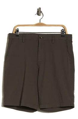 Seersucker Cotton Shorts
