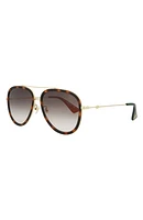 57mm Aviator Sunglasses