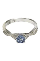 Sterling Silver Sapphire Ring