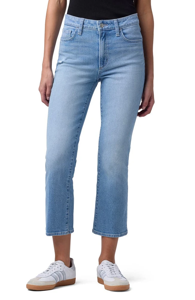 High Waist Crop Bootcut Jeans