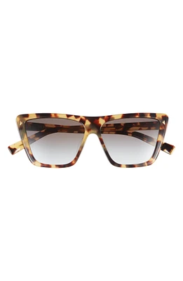 56mm Gradient Butterfly Sunglasses
