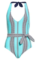 Luchia Belted One-Piece Swimsuit