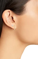 2-Pack CZ Studs & Hoop Earrings Set