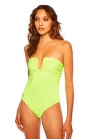 Wired Strapless One-Piece Swimsuit