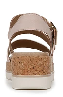 Once Twice Platform Wedge Sandal
