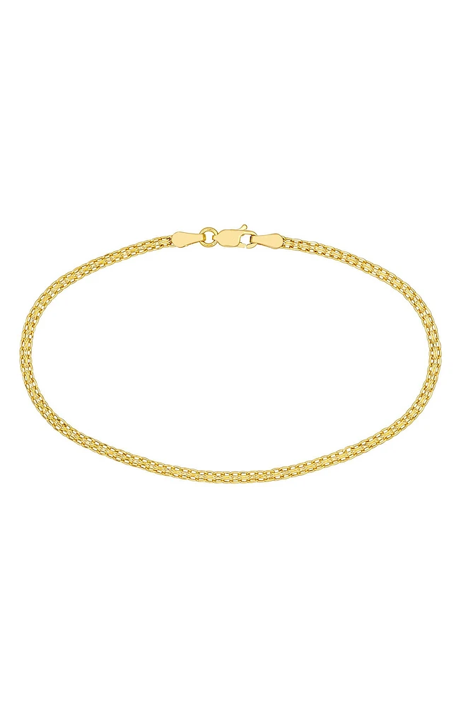 14K Yellow Gold Forzentina Bismark Chain Bracelet