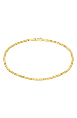 14K Yellow Gold Forzentina Bismark Chain Bracelet