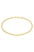 14K Yellow Gold Forzentina Bismark Chain Bracelet