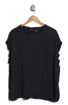 Ruffle Cap Sleeve Top