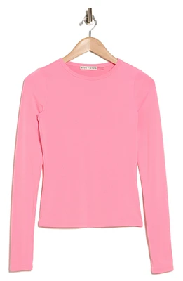 Delaina Long Sleeve Silk T-Shirt