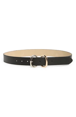 Two-Tone Double Buckle Belt