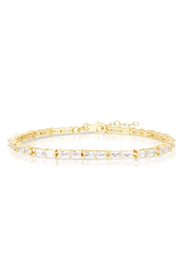 Baguette Cubic Zirconia Tennis Bracelet