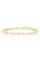 Baguette Cubic Zirconia Tennis Bracelet