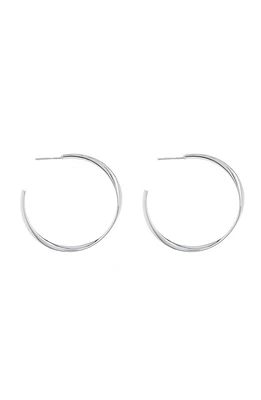 Large Twist Hoop Earrings