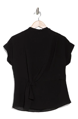 Cap Sleeve Tie Waist Top