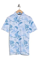 Featherweight Island Print Golf Polo