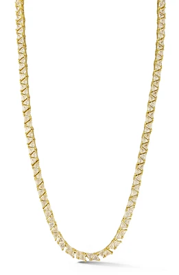 Cubic Zirconia Tennis Necklace