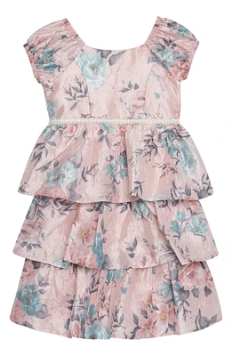 Kids' Cap Sleeve Tiered Dress