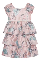 Kids' Cap Sleeve Tiered Dress