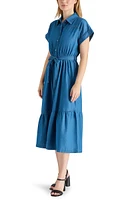 Short Sleeve Chambray Shirtdress