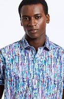 Langley Short Sleeve Cotton Button-Up Shirt