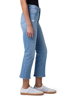 High Waist Crop Bootcut Jeans