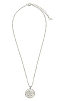 Mahana Cubic Zirconia Evil Eye Pendant Necklace