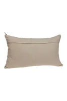 Nirvana Transitional Beige Throw Pillow