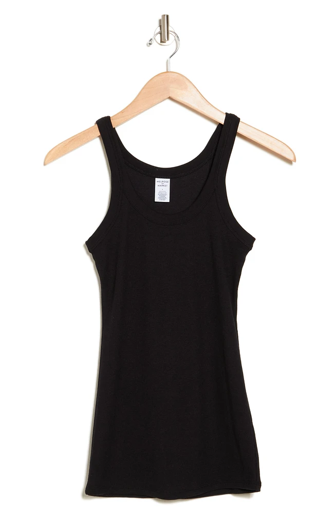 Rib Scoop Neck Tank