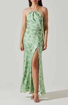 Elynor Floral Print Maxi Dress
