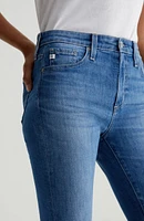 Farrah Raw Hem Crop Bootcut Jeans