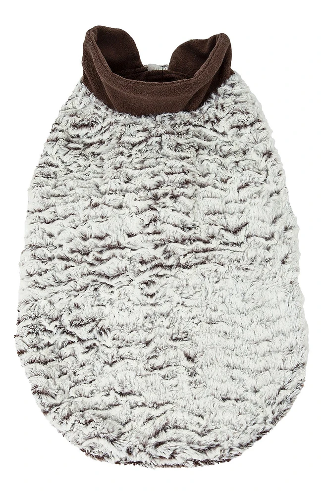 LUXE 'Purrlage' Designer Fur Dog Coat
