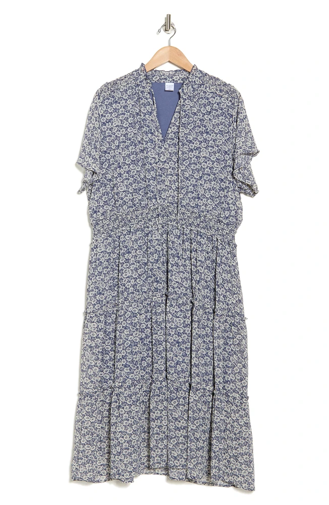 Tiered Midi Dress