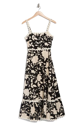 Ipanema Rickrack Trim Fit & Flare Dress