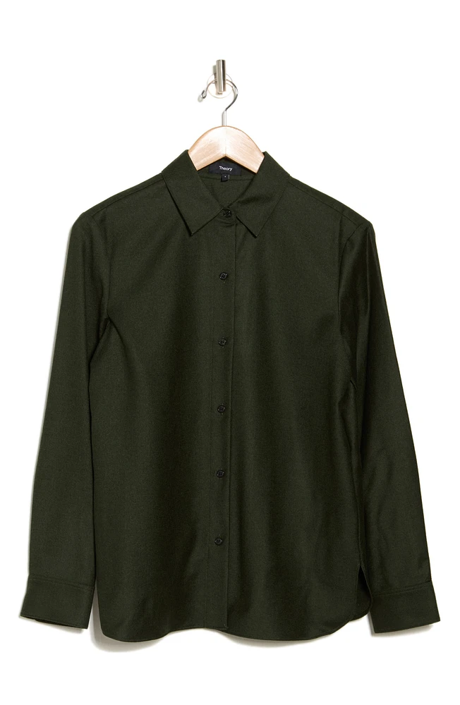 Wool Button-Up Shirt