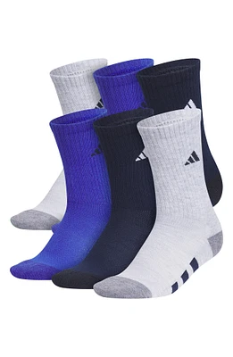 Kids' AEROREADY Athletic 6-Pack Cushioned Crew Socks