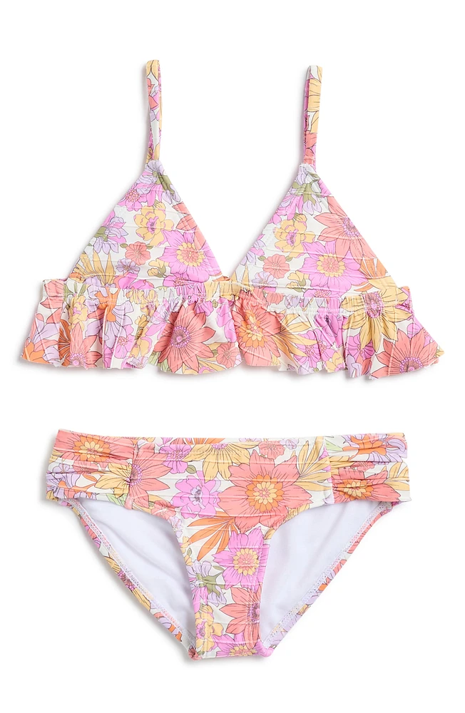 Kids' Floral Bikini Set