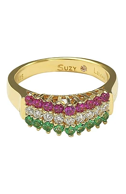 Sterling Silver Pave Set CZ Statement Ring